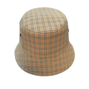 CAPPELLO BUCKET BURBERRY TARTAN
