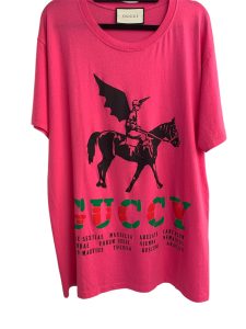 T-SHIRT GUCCI FUCSIA
