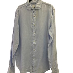 CAMICIA LINO ASPESI AZZURRA
