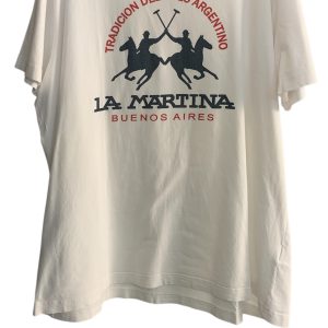 T-SHIRT LA MARTINA BIANCA