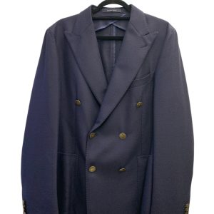 BLASER DOPPIO PETTO TAGLIATORE BLU