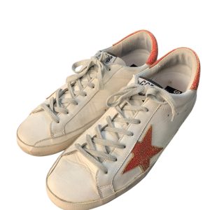 GOLDEN GOOSE SUPERSTAR BIANCHE STELLA ROSSA