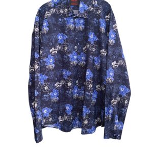CAMICIA JARED LANG BLU A FIORI